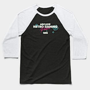 ARCADE Retro GamingPalace - Retro Gaming Heaven 1986 Baseball T-Shirt